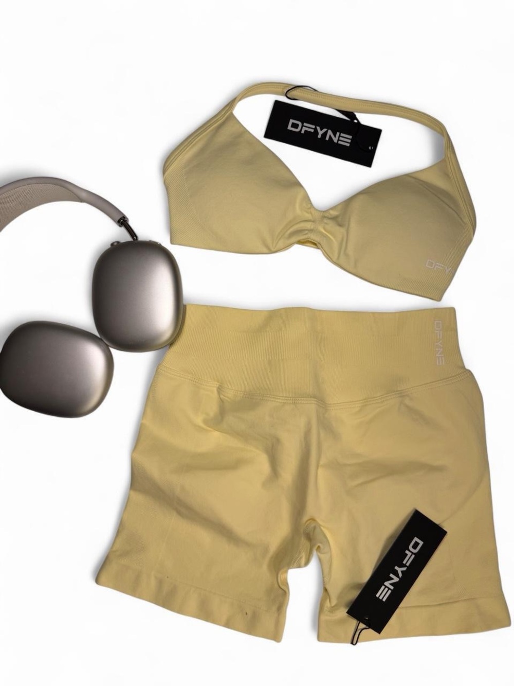 Dfyne impact butter set Seamless Bike Shorts & Sports Bra Set